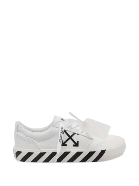 Sneakerși Off-white cu imagine alb