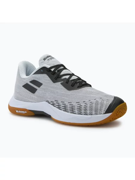 Încălțăminte de badminton pentru bărbați Babolat Shadow Spirit 2 white/ black alb