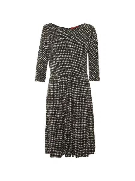 Rochie midi Max Mara din jerseu negru