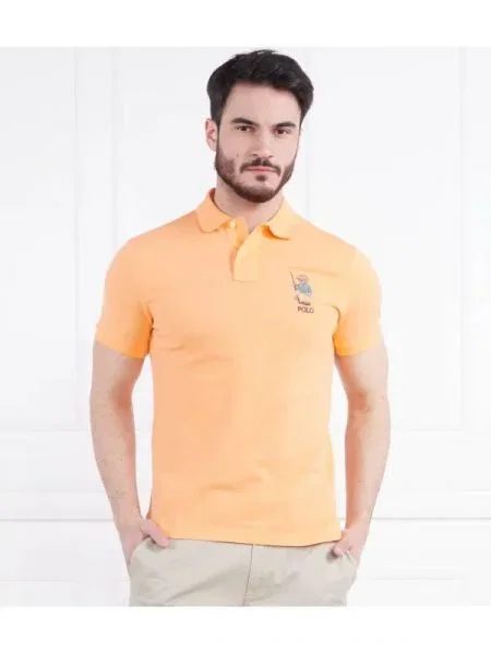 POLO RALPH LAUREN Polo | Custom slim fit | pique portocaliu