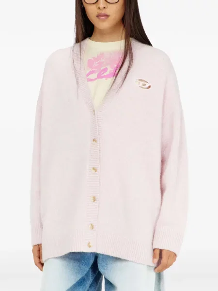 Cardigan Diesel de lână roz