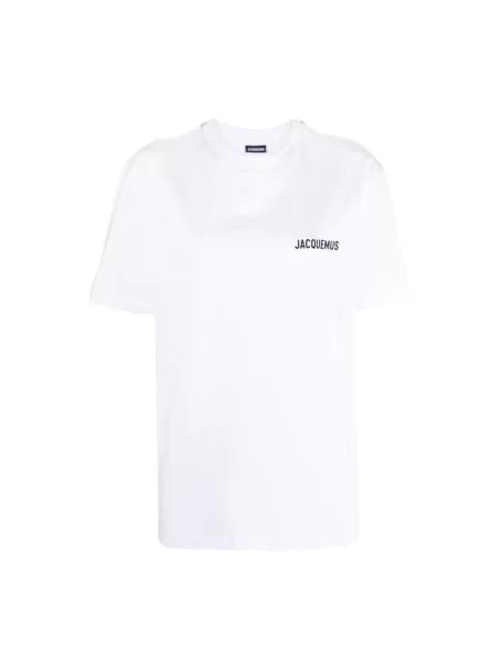 Koszulka Jacquemus z autografem biała