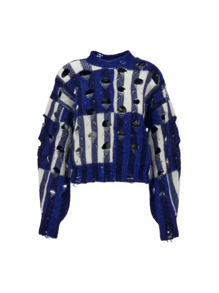 Dzianinowy sweter Off-white biały