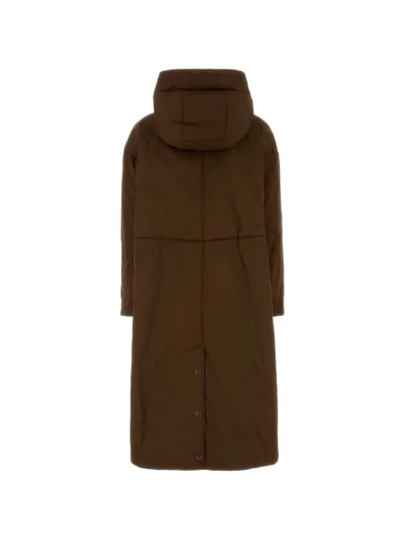 Palton Max Mara cu glugă maro