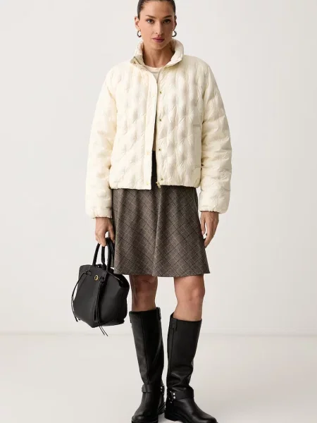 Tommy Hilfiger πουπουλένιο μπουφάν γυναικείο μπεζ