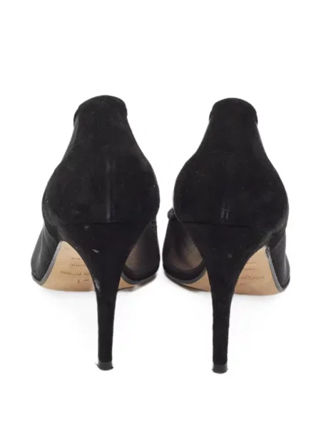 Pantofi cu toc Sergio Rossi din piele de căprioară negru