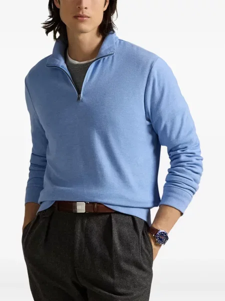 Ριγέ polo Polo Ralph Lauren με κουκούλα με αυτόγραφο λευκό