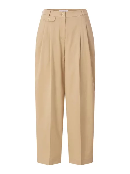 Rich & Royal Pantaloni cu dungă / maro bej