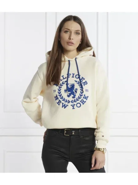 Tommy Hilfiger Hanorac CREST HOODIE bej
