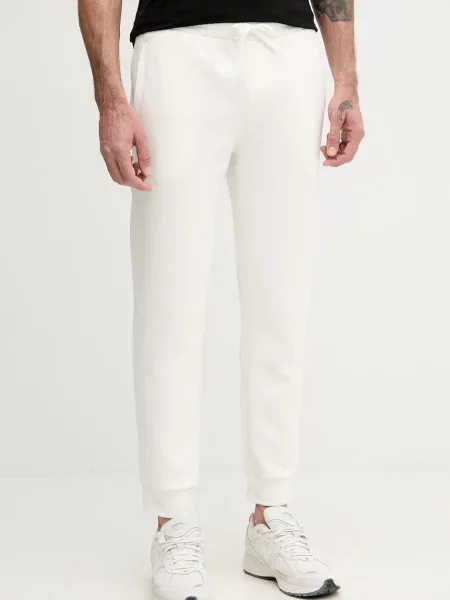 Armani Exchange pantaloni de trening pentru bărbați cu bej