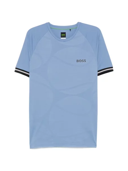 Tricou Boss cu imagine albastru