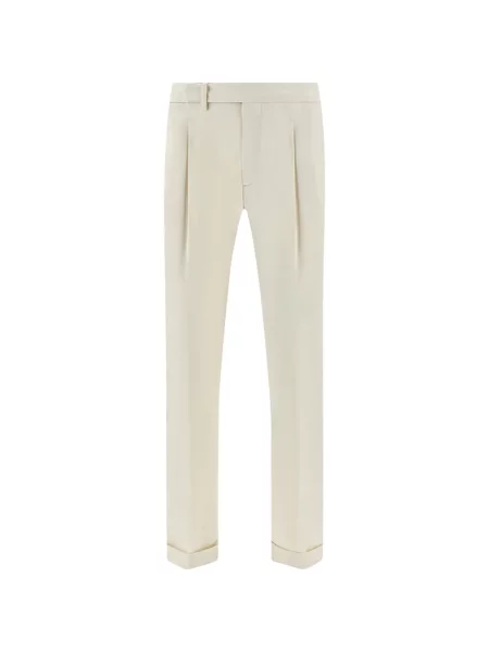 Pantaloni chino Paul & Shark plisate