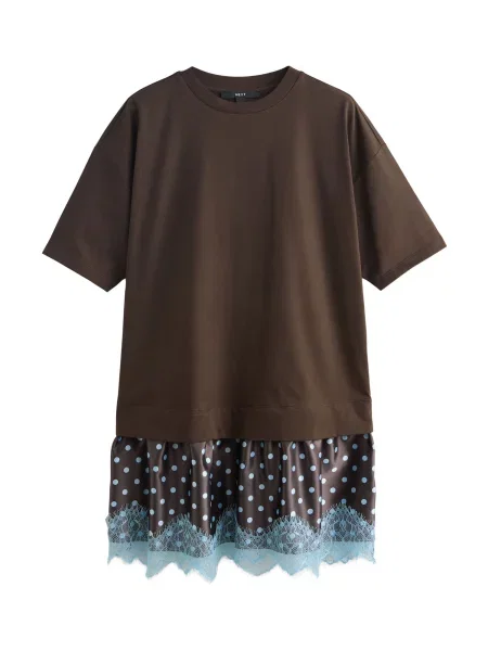 Next Rochie deschis / ciocolatiu albastru