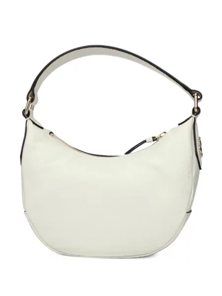 Geantă shopper Jimmy Choo din piele cu autograf alb