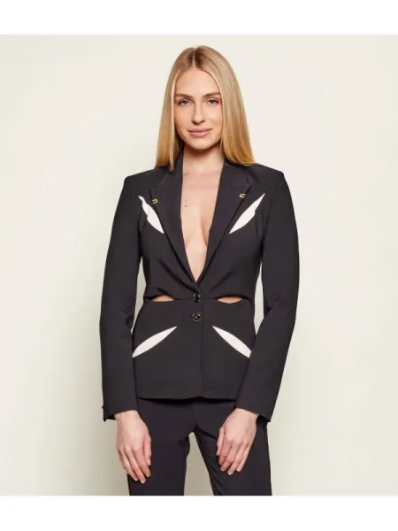 Elisabetta Franchi Jachetă | Slim Fit negru