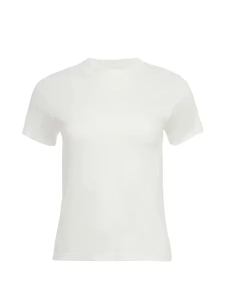 Tricou The Park cu decolteu rotund alb