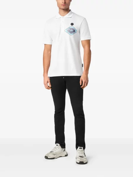 Polo Philipp Plein alb