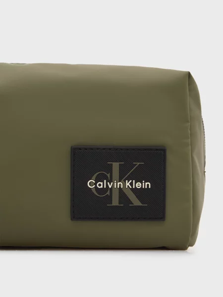 Косметичка Calvin Klein оливкова