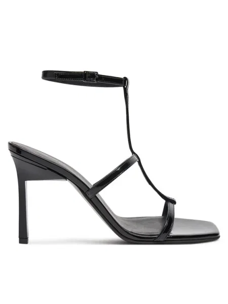 Calvin Klein Sandale Heel Gladi Sandal 90 Pat negru