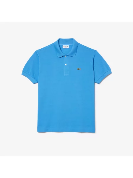Lacoste Koszulka Polo Oryginał Petit Piqué niebieska