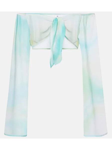 Top Bananhot transparente verde