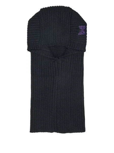 Žebrovaný čepice Needles černý