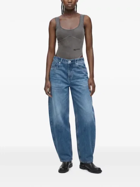 Blugi Karl Lagerfeld Jeans albastru