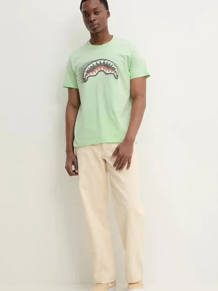 Футболка Sprayground з принтом зелений