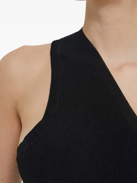 Rochie mini Iro cu un umăr gol de costum negru