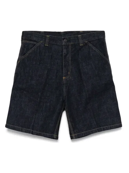 Pantaloni scurți din denim Carhartt Wip albastru