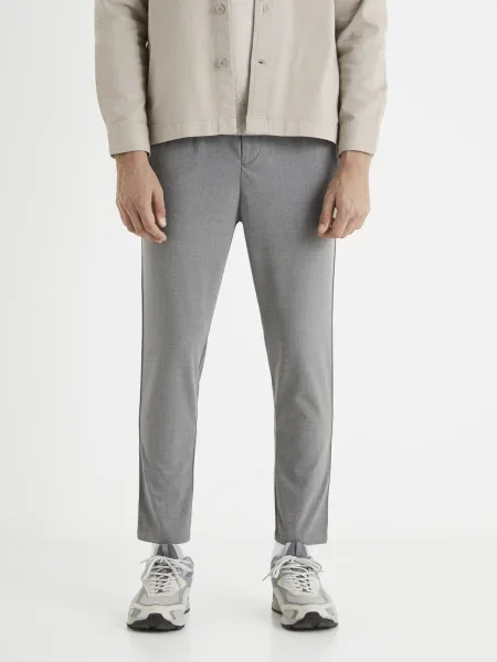 Kalhoty Celio šedé