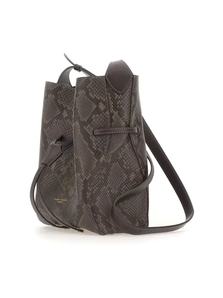 Torebka crossbody Gianni Chiarini skórzana brązowa
