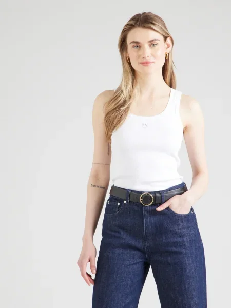 Top Pinko alb