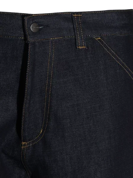 Blugi drepți Carhartt Wip albastru