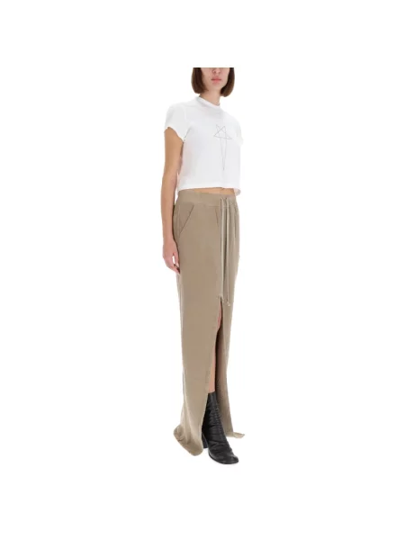 Spódnica maxi Rick Owens beżowa