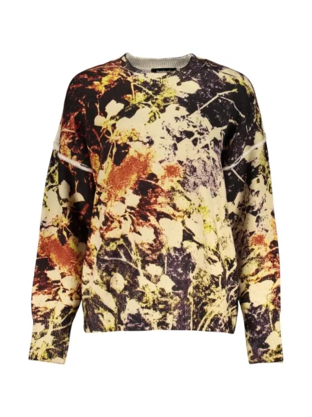 Hanorac Desigual cu imagine cu imprimeu abstract galben