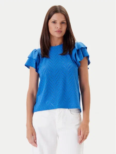 JDY Bluzka Carla niebieski