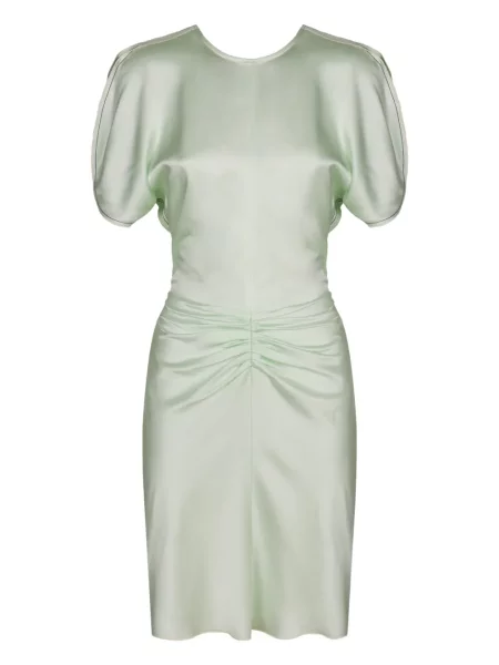 Rochie mini Victoria Beckham scurtă de costum verde