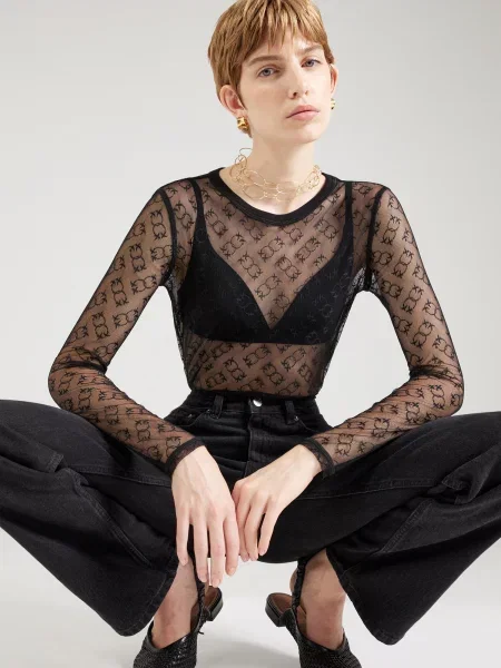 Pinko Bluză Brunei negru