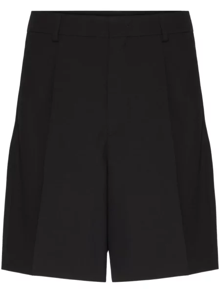 Vunene bermuda kratke hlače Valentino Garavani crna