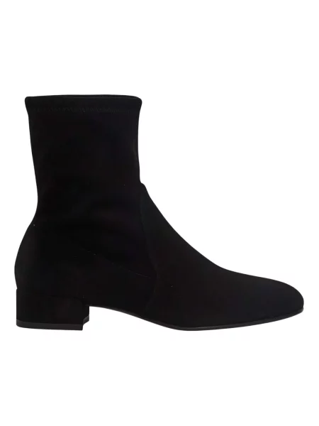 Botki Stuart Weitzman zamszowe czarne