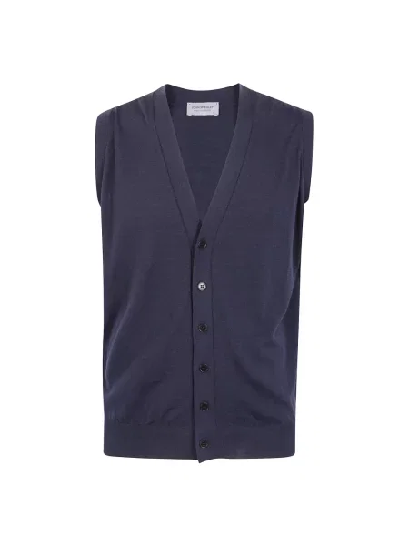 Sweter John Smedley wełniany czarny