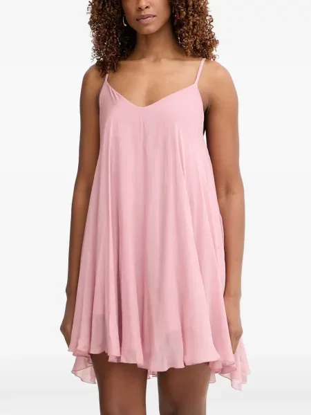 Rochie Haveone cu decolteu în V roz