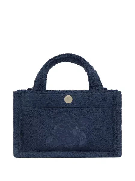 Mała mały torba plażowa Vilebrequin niebieska