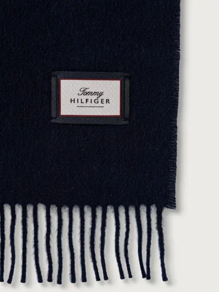 Šál Tommy Hilfiger Th Scarf Tmavomodrá