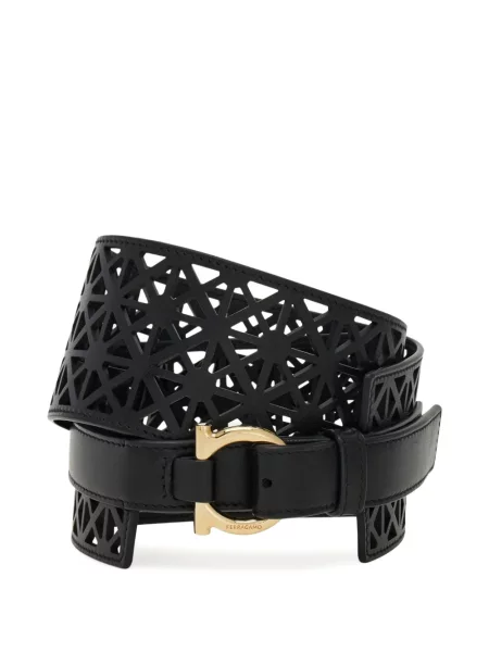 Cu centură curea Ferragamo negru