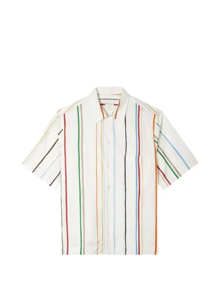 Scurt cămașă Paul Smith cu dungi alb