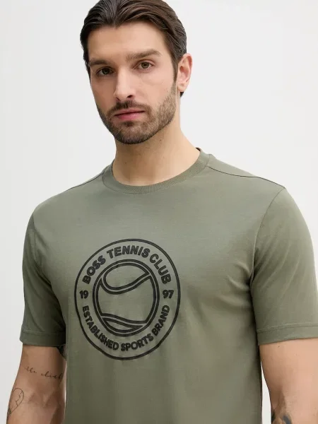 Футболка Boss Green зеленая