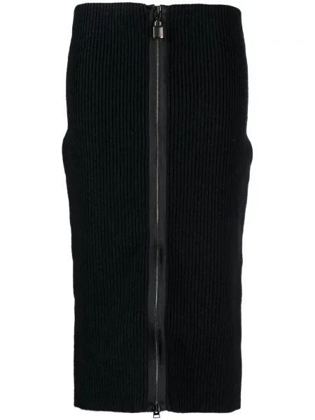 Fustă Tom Ford tricotate negru