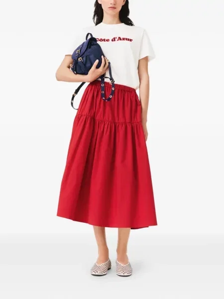 Scurt tricou Maje alb